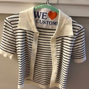 cropped sweater size 00-2